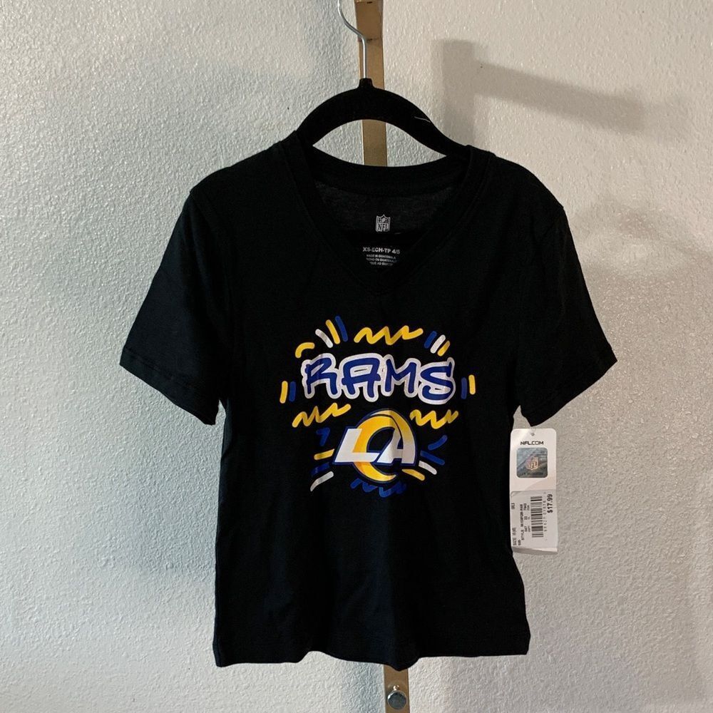 NFL Black and Yellow Rams Kids T-Shirt